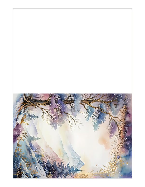 Christmas Pinecones Watercolor Digital Paper Kit: Printable Papers, Cards, Tags, Ephemera — image 21