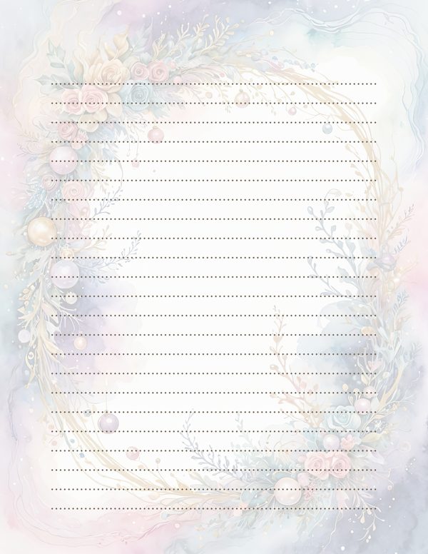 Christmas Pinecones Watercolor Digital Paper Kit: Printable Papers, Cards, Tags, Ephemera — image 33