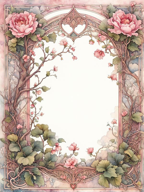 Watercolor Peony Digital Paper Pack: Soft Pink Floral JPGs (Digital Download) — image 1