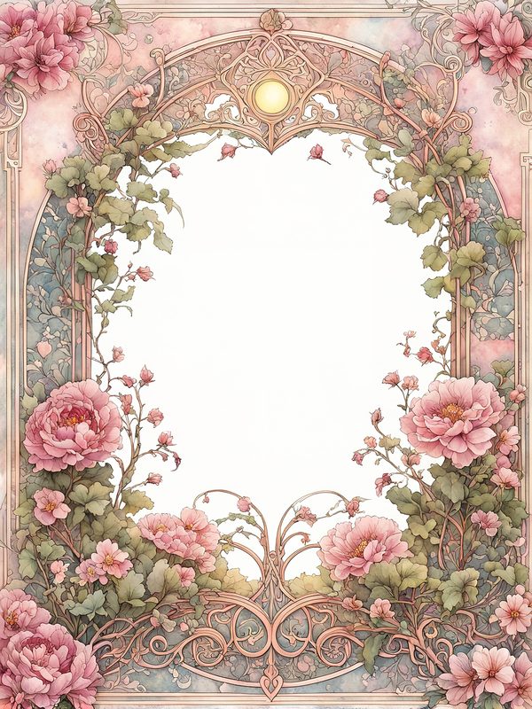 Watercolor Peony Digital Paper Pack: Soft Pink Floral JPGs (Digital Download) — image 4