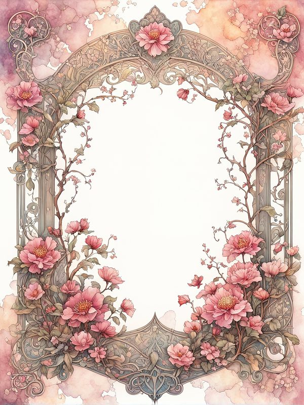 Watercolor Peony Digital Paper Pack: Soft Pink Floral JPGs (Digital Download) — image 8