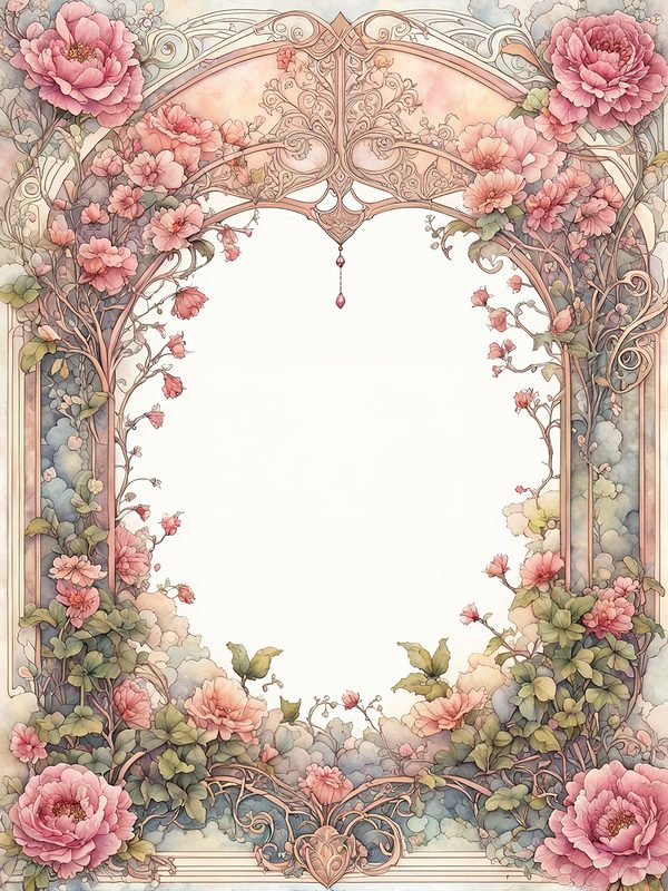 Watercolor Peony Digital Paper Pack: Soft Pink Floral JPGs (Digital Download) — image 9