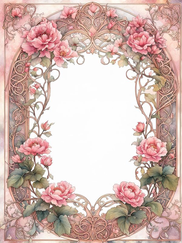 Watercolor Peony Digital Paper Pack: Soft Pink Floral JPGs (Digital Download) — image 10