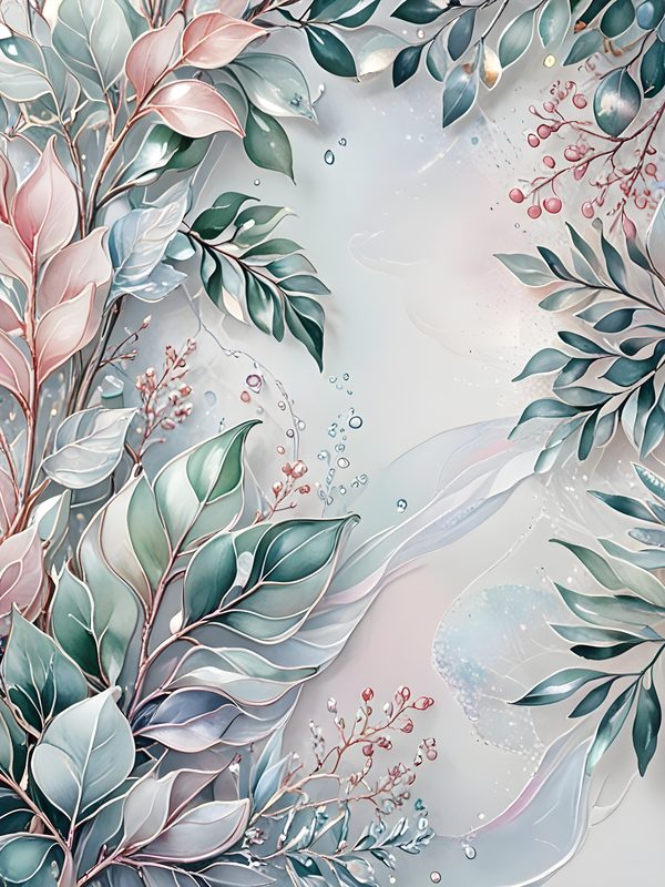 Iridescent Fairy Journaling Pages - 10 Magical Watercolor Frames for Scrapbooking & Fantasy Journals — image 1