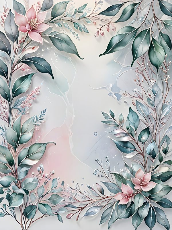 Iridescent Fairy Journaling Pages - 10 Magical Watercolor Frames for Scrapbooking & Fantasy Journals — image 2