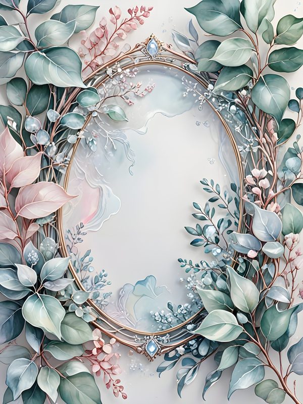 Iridescent Fairy Journaling Pages - 10 Magical Watercolor Frames for Scrapbooking & Fantasy Journals — image 4