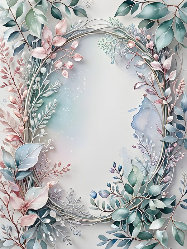 Iridescent Fairy Journaling Pages - 10 Magical Watercolor Frames for Scrapbooking & Fantasy Journals — image 5