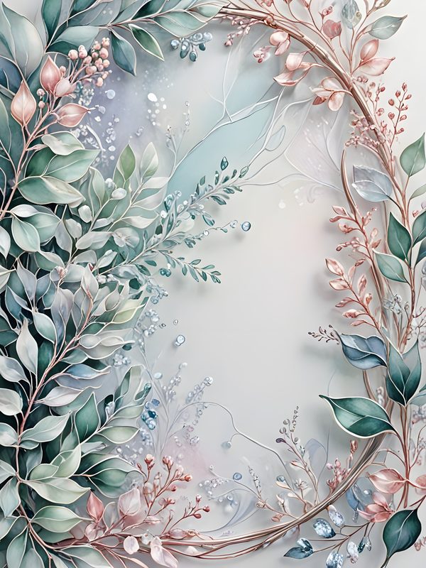 Iridescent Fairy Journaling Pages - 10 Magical Watercolor Frames for Scrapbooking & Fantasy Journals — image 6