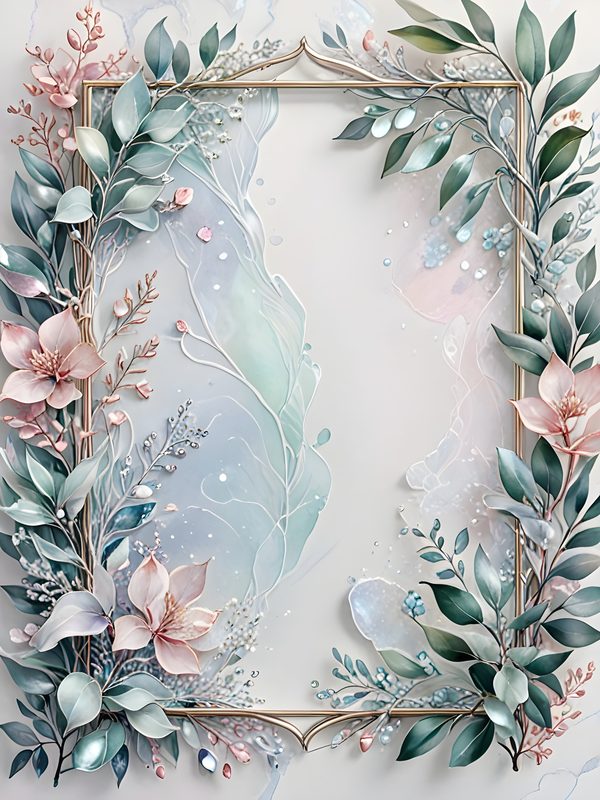 Iridescent Fairy Journaling Pages - 10 Magical Watercolor Frames for Scrapbooking & Fantasy Journals — image 8