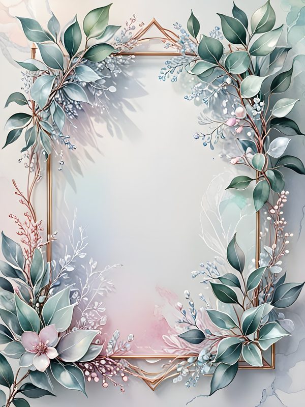 Iridescent Fairy Journaling Pages - 10 Magical Watercolor Frames for Scrapbooking & Fantasy Journals — image 9