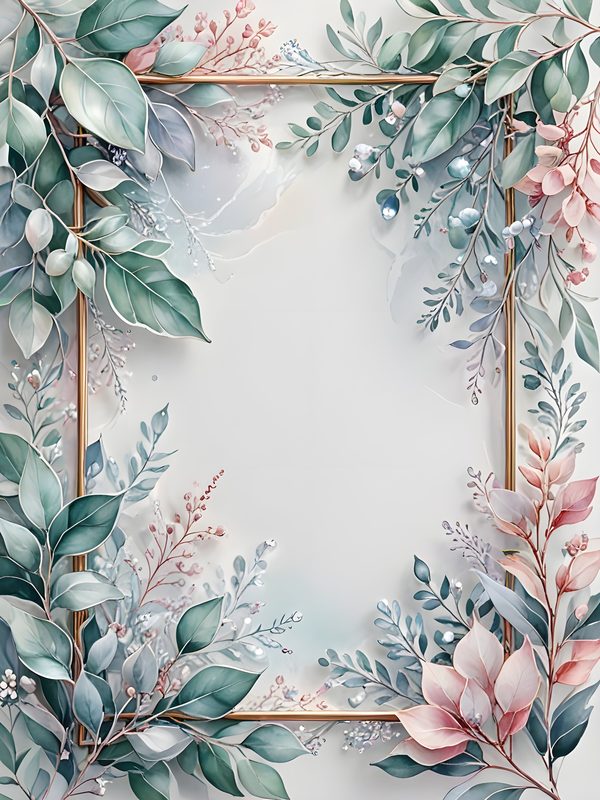 Iridescent Fairy Journaling Pages - 10 Magical Watercolor Frames for Scrapbooking & Fantasy Journals — image 10