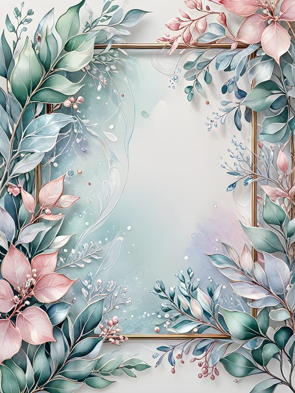 Iridescent Fairy Journaling Pages - 10 Magical Watercolor Frames for Scrapbooking & Fantasy Journals — image 12