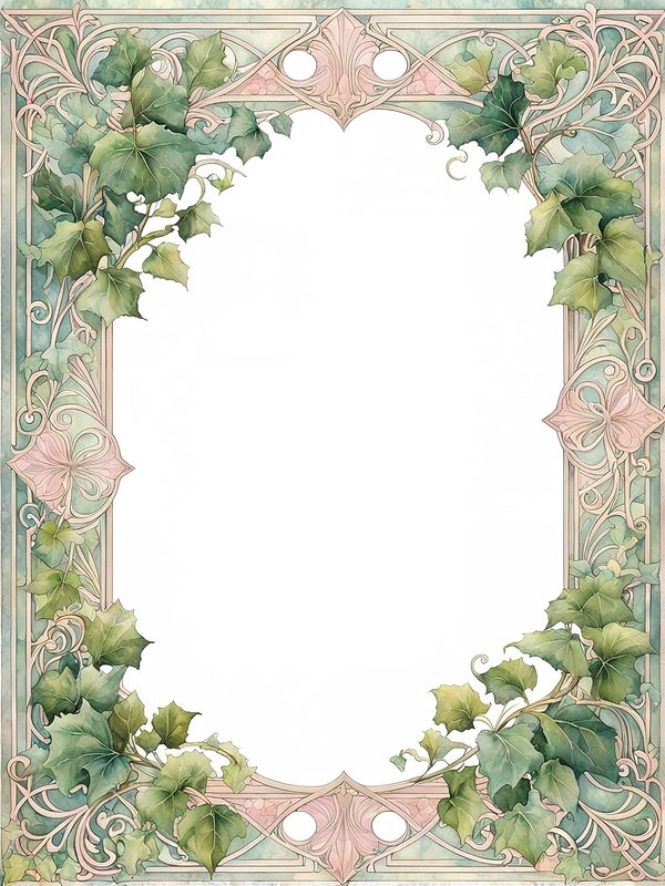 Watercolor Floral Corner Digital Paper: Pastel Greenery (10 JPGs) (Digital Download) — image 9