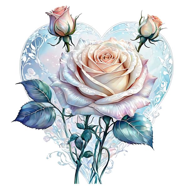 Watercolor Pink Roses Clipart: Soft Hues Floral Designs (JPG, PNG, Commercial Use) — image 4