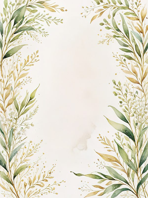 Watercolor Olive Branch Frames: Soft Neutral Greenery Art (JPGs, Commercial Use) — image 11