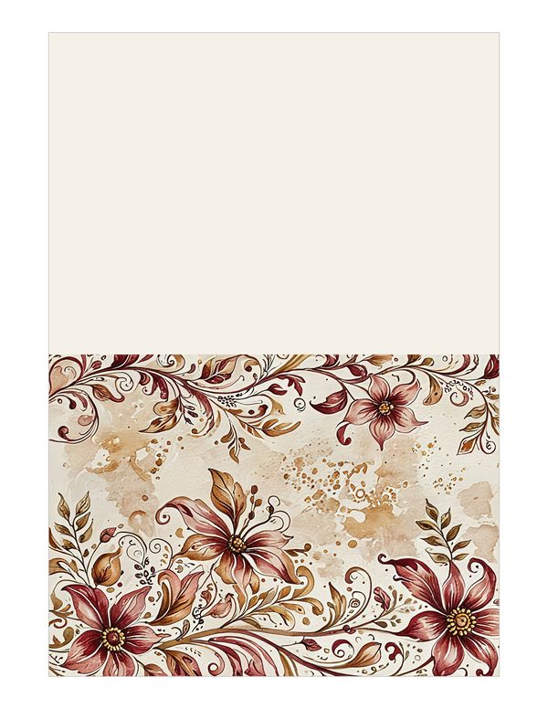 Earthy Pink Floral Watercolor Digital Paper Kit: Printable Papers, Cards, Tags, Ephemera — image 16