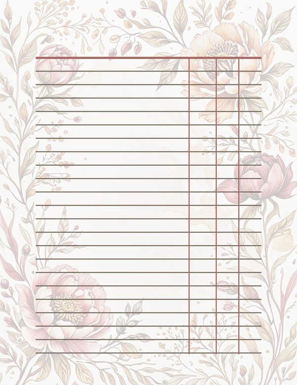Earthy Pink Floral Watercolor Digital Paper Kit: Printable Papers, Cards, Tags, Ephemera — image 37