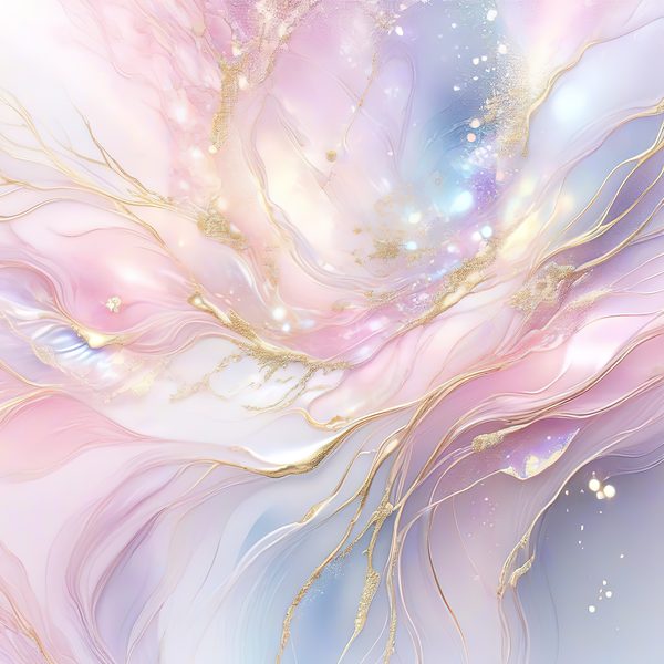 Watercolor Abstract Background: Soft Pastel Gold Textures (10 JPGs) (Digital Download) — image 5