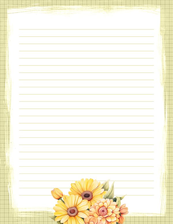 Watercolor Daisy Ephemera Kit: Junk Journaling, Scrapbooking (Digital Download) — image 7