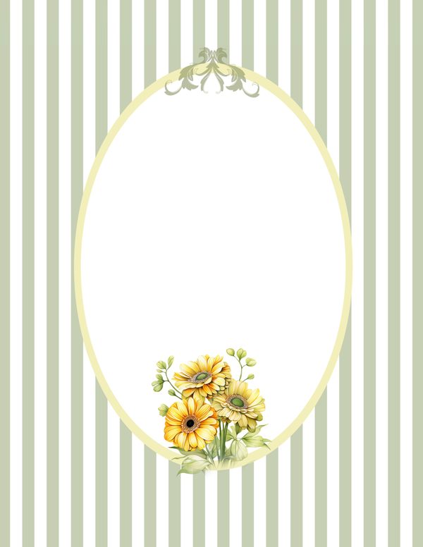 Watercolor Daisy Ephemera Kit: Junk Journaling, Scrapbooking (Digital Download) — image 10