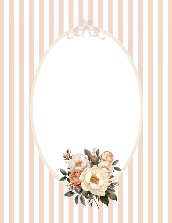 Watercolor Peony Ephemera Kit: Cream & Beige Printable Scrapbook Paper (Commercial Use, Digital Download) — image 10