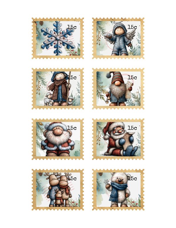 Winter Wonderland Junk Journal Kit | Mega Printable Bundle | Pages Ephemera Folio | Digital Download — image 66