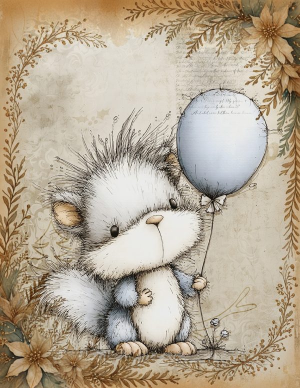Cozy Winter Friends Junk Journal Kit | Mega Printable Bundle | Pages Ephemera Folio | Digital Download — image 11