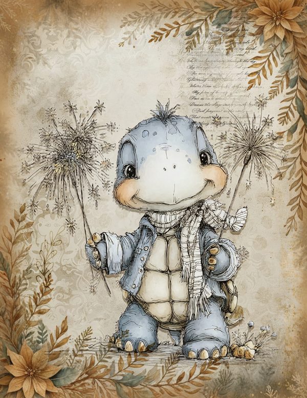 Cozy Winter Friends Junk Journal Kit | Mega Printable Bundle | Pages Ephemera Folio | Digital Download — image 14