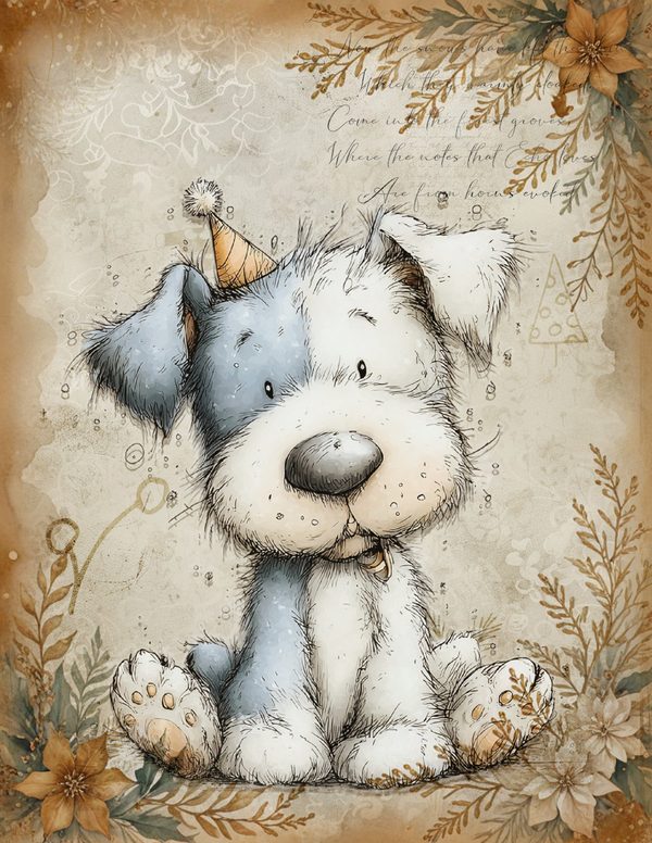 Cozy Winter Friends Junk Journal Kit | Mega Printable Bundle | Pages Ephemera Folio | Digital Download — image 18