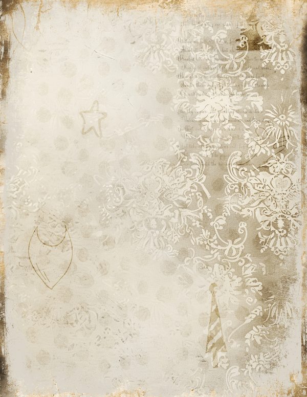 Vintage Writing Pages | Cozy Winter Friends Junk Journal | Printable Blank Framed Papers | Instant Download — image 22