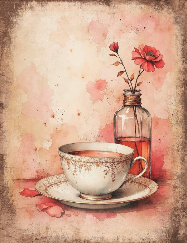 Seamstress Hobby Kit Junk Journal Pages | Vintage Sewing Printable | Victorian Shabby Chic — image 2