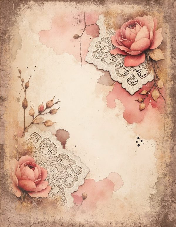 Seamstress Hobby Kit Junk Journal Pages | Vintage Sewing Printable | Victorian Shabby Chic — image 6