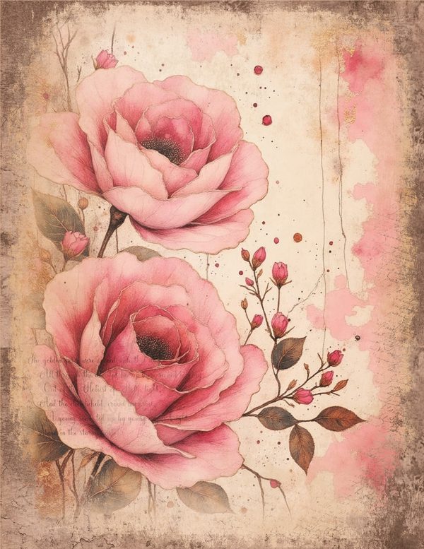 Seamstress Hobby Kit Junk Journal Pages | Vintage Sewing Printable | Victorian Shabby Chic — image 9