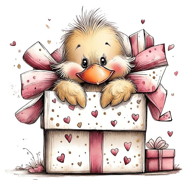 45 Whimsical Duckling Clipart Bundle - Watercolor Sketch Style - PNG - Commercial Use — image 37