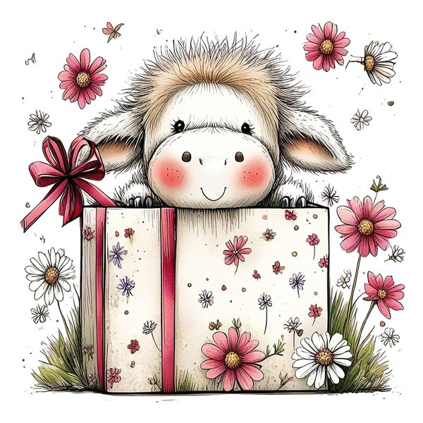 45 Whimsical Little Lamb Lamb Clipart Bundle | Watercolor Sketch Style | Commercial Use — image 29