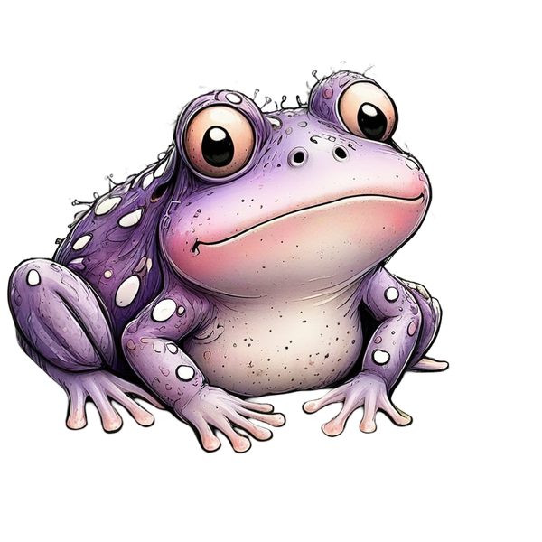 45 Whimsical Frog Clipart | Watercolor Sketch Style | Commercial Use — image 36