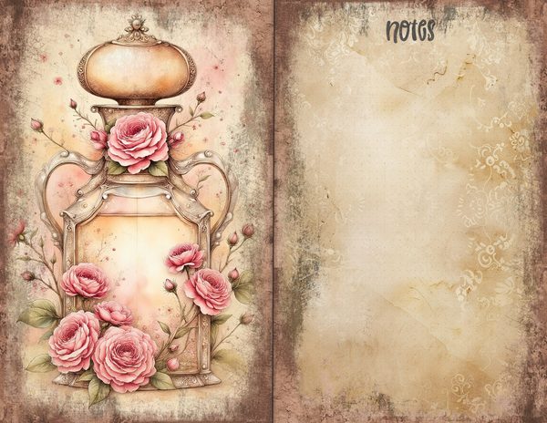 30 Whimsical Girls Journal Spreads: Printable Open Book Pages - Commercial Use JPGs — image 14