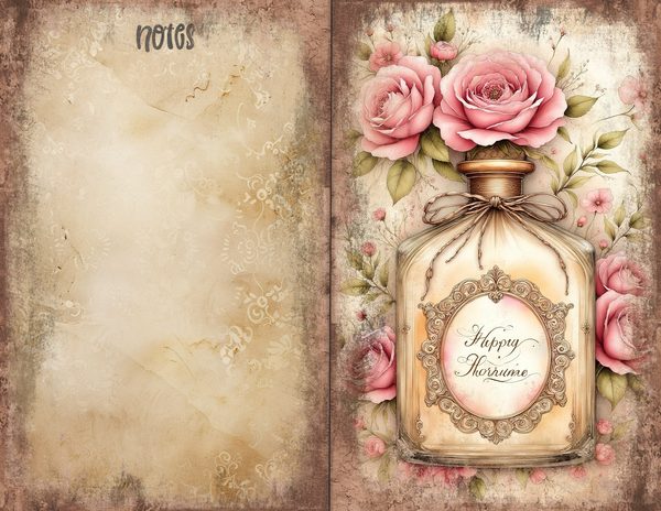 30 Whimsical Girls Journal Spreads: Printable Open Book Pages - Commercial Use JPGs — image 29