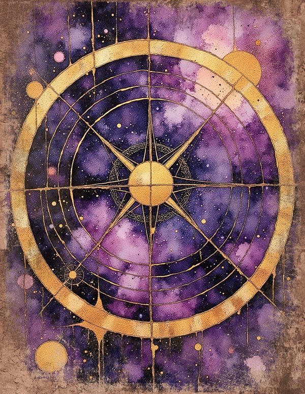 Cosmos Nebula Moth Junk Journal Pages: 60 Watercolor Digital Paper, Scrapbook Printables — image 19