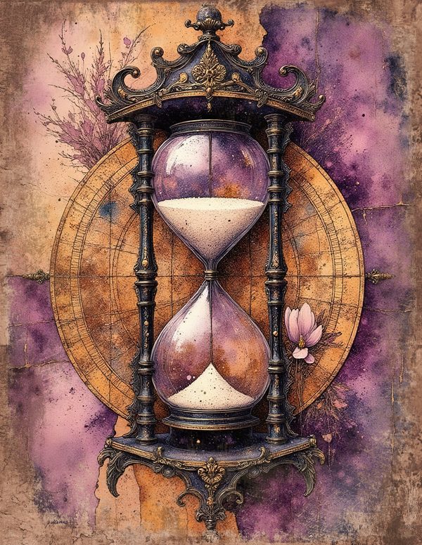 Cosmos Nebula Moth Junk Journal Pages: 60 Watercolor Digital Paper, Scrapbook Printables — image 37