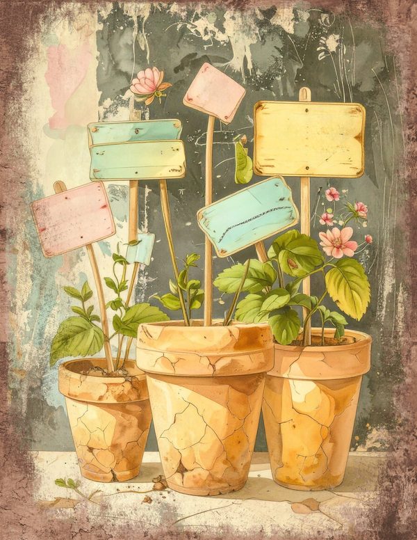 Wildlflower Meadow Junk Journal Pages: 65 Watercolor Digital Paper - Scrapbook Printables - Commercial Use — image 10