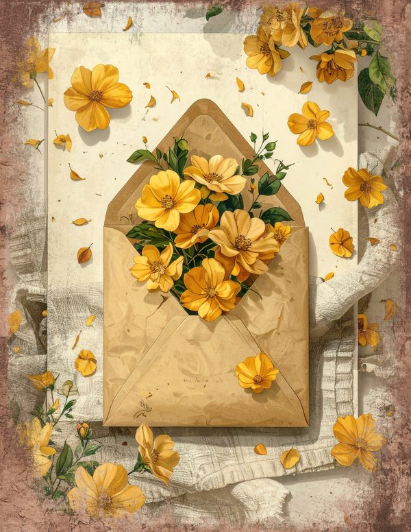 Wildlflower Meadow Junk Journal Pages: 65 Watercolor Digital Paper - Scrapbook Printables - Commercial Use — image 23