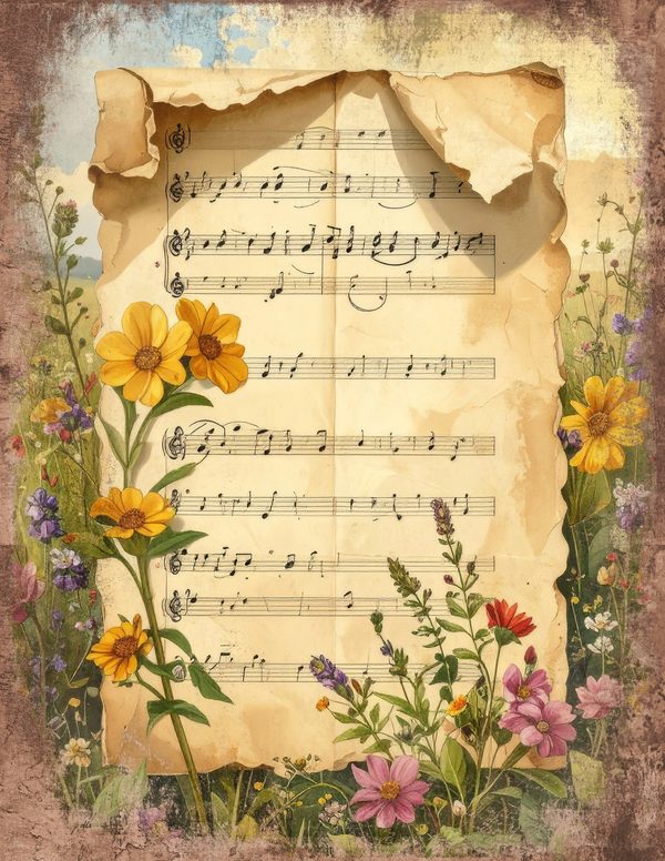 Wildlflower Meadow Junk Journal Pages: 65 Watercolor Digital Paper - Scrapbook Printables - Commercial Use — image 24