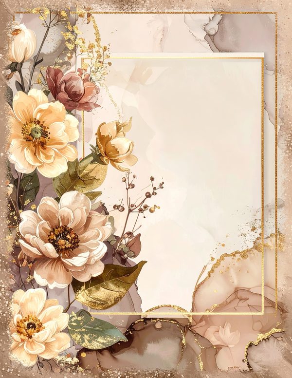 Palomino Horse Beauty Junk Journal Pages: 60 Watercolor Digital Paper - Scrapbook Printables — image 30