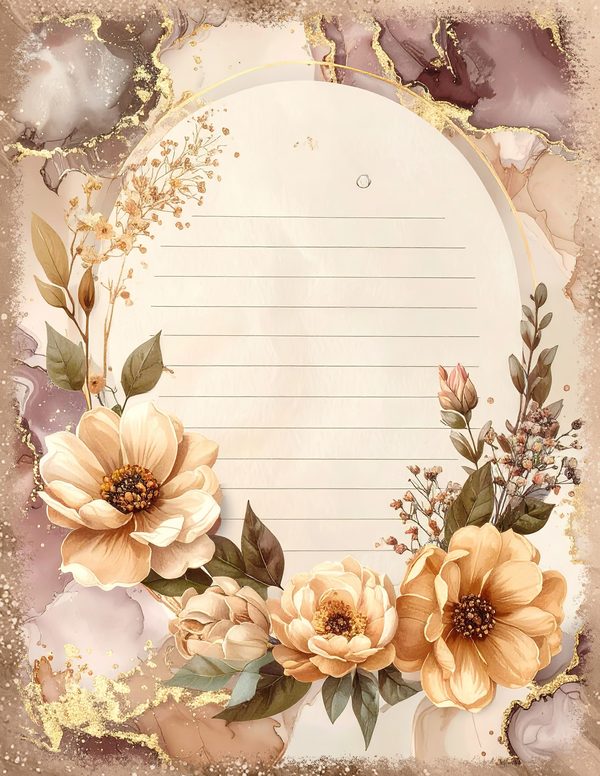 Palomino Horse Beauty Junk Journal Pages: 60 Watercolor Digital Paper - Scrapbook Printables — image 32
