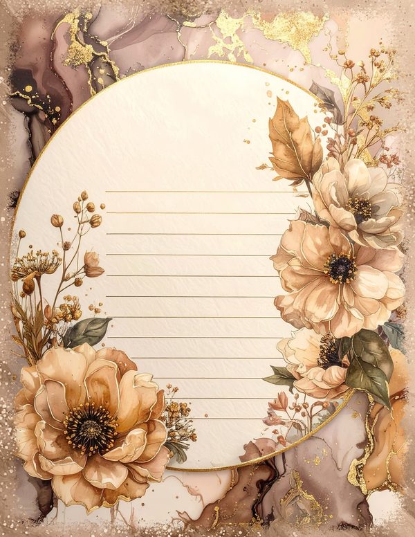 Palomino Horse Beauty Junk Journal Pages: 60 Watercolor Digital Paper - Scrapbook Printables — image 33