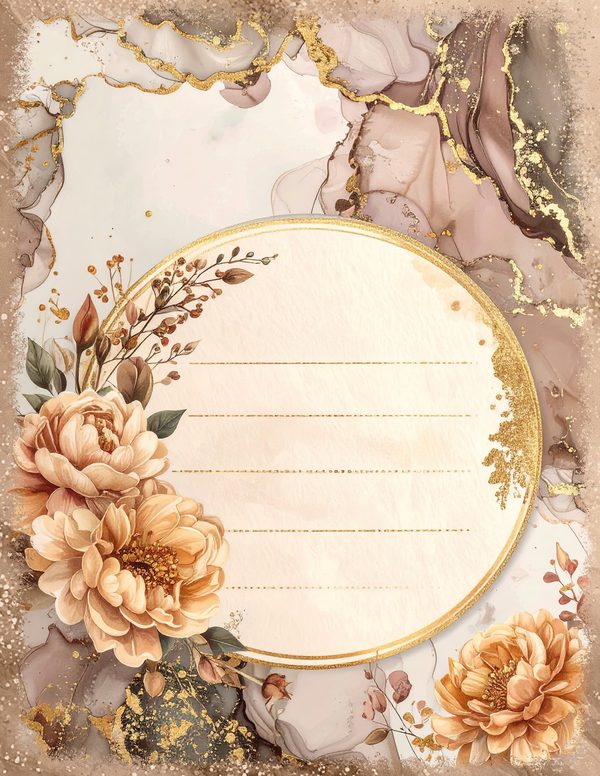 Palomino Horse Beauty Junk Journal Pages: 60 Watercolor Digital Paper - Scrapbook Printables — image 34