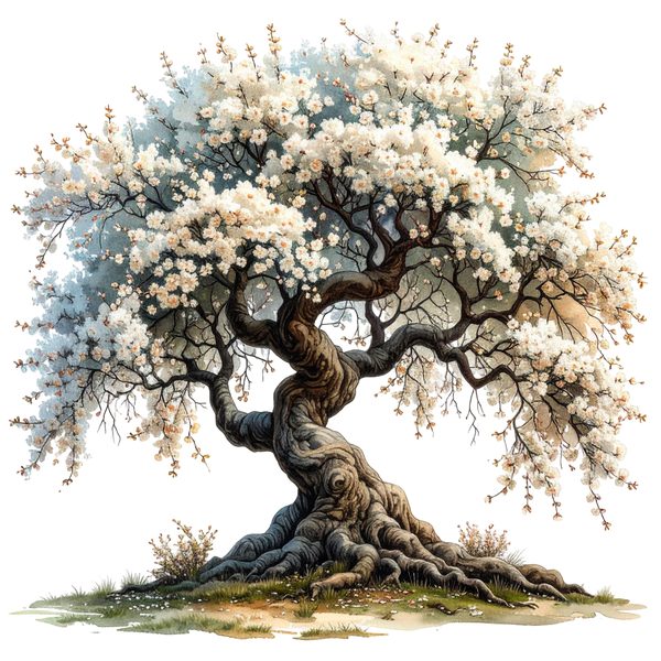 12 Cherry Blossom Tree of Life Clipart PNG - Watercolor Style (Digital Download, Commercial Use) — image 10
