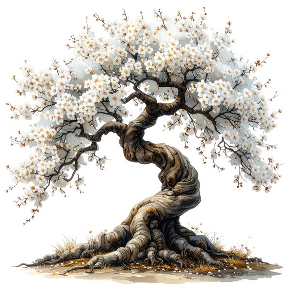 12 Cherry Blossom Tree of Life Clipart PNG - Watercolor Style (Digital Download, Commercial Use) — image 12