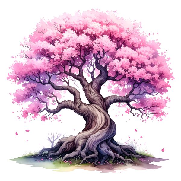 12 Cherry Blossom Tree of Life Clipart PNG - Watercolor Style (Digital Download - Commercial Use) — image 11